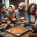 alt_text: A pizza gathering with friends turns into meaningful conversations about life and experiences.