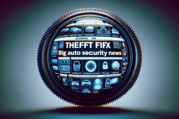 alt_text: Headline reads, "Hyundai, Kia Theft Fix: Big Auto Security News," highlighting security updates.
