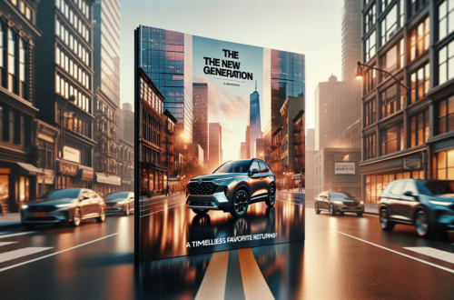 alt_text: "Front view of a modern hybrid RAV4, showcasing sleek design and vibrant red color."