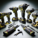 alt_text: Five Ryobi tools designed for comfort, showcased with ergonomic features to reduce back strain.