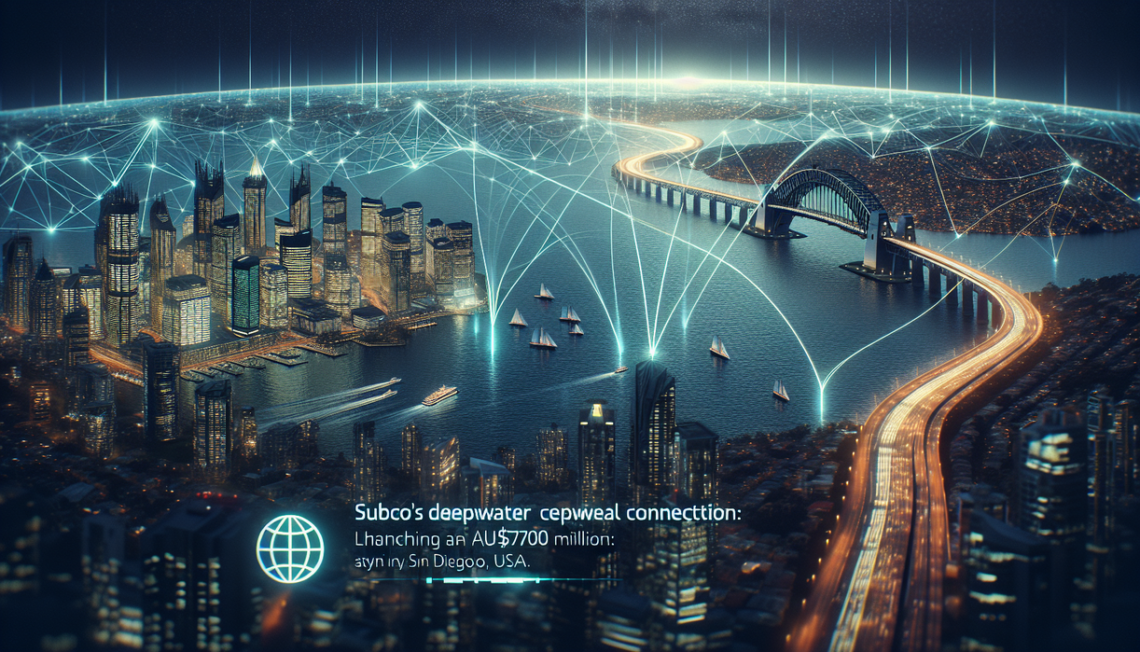 alt_text: An underwater scene displaying a robust cable intertwined with colorful marine life.