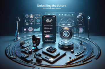 alt_text: "iOS 26.2.1 update screen: 'Small Update, Big Precision' tagline shown on a smartphone."