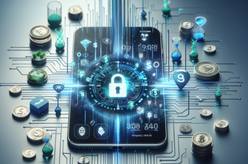 alt_text: "Visualizing real-time analytics in financial apps on digital screens."