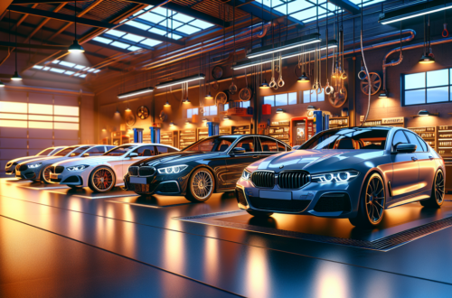 alt_text: European Car Care garage with a mechanic working on a car in Perth.