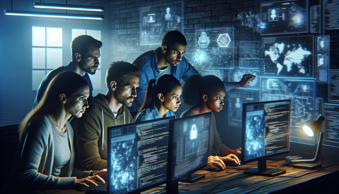 alt_text: A digital padlock on a circuit board symbolizes cybersecurity under pressure.