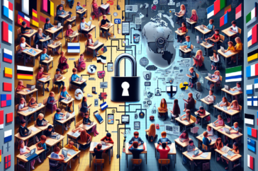 alt_text: Estonian flag with a smartphone, symbolizing debate on child social media usage in Estonia.